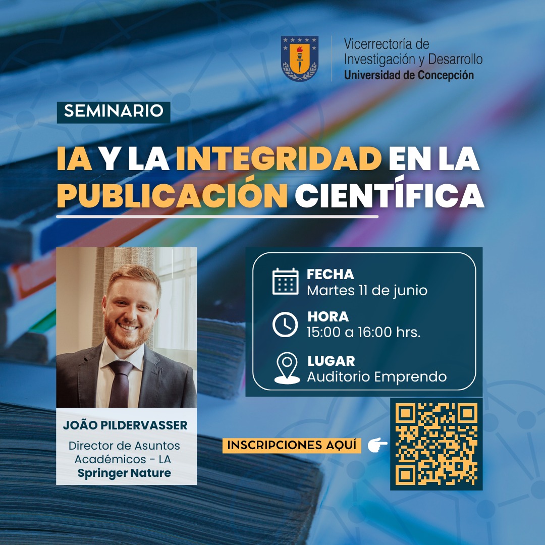Seminario 'IA y la integridad en la publicación científica' - VRID