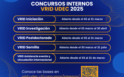 VRID UdeC abrió convocatorias de cinco concursos internos